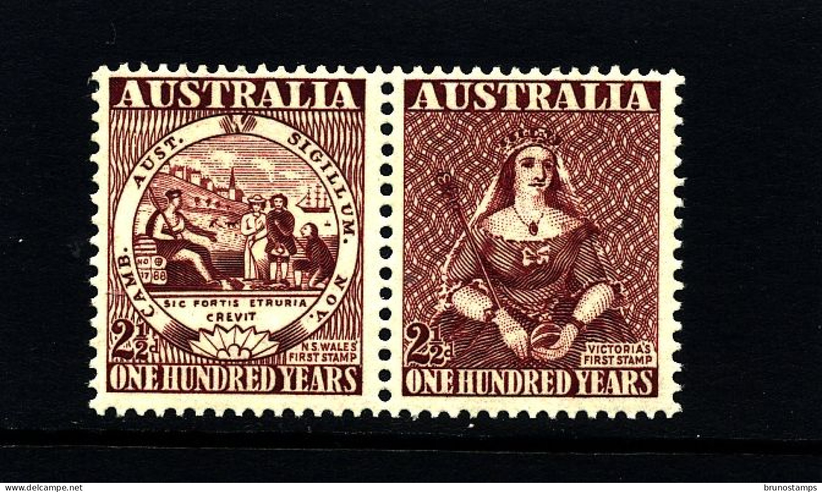 AUSTRALIA - 1950  STAMP PAIR  MINT   SG 239/40 - Ungebraucht