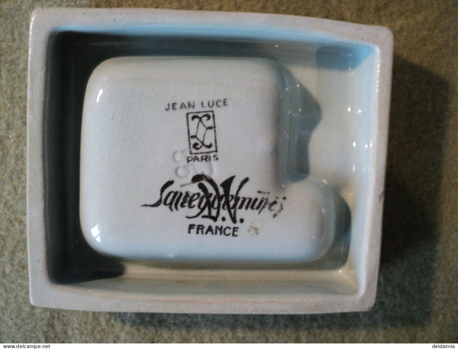 CENDRIER INDIVIDUEL SS NORMANDIE FRENCH LINE. ANNEES 1930. RARE COMPAGNIE GENERALE TRANSATLANTIQUE. 1 - Ashtrays