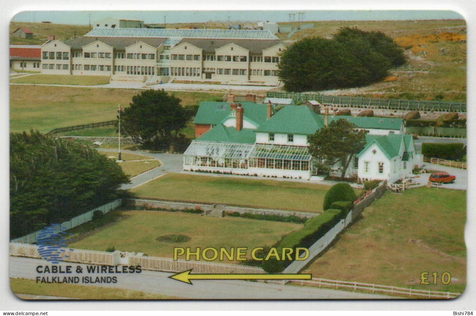 Falkland Islands - Government House And The Community School - 195CFKB - Falkland