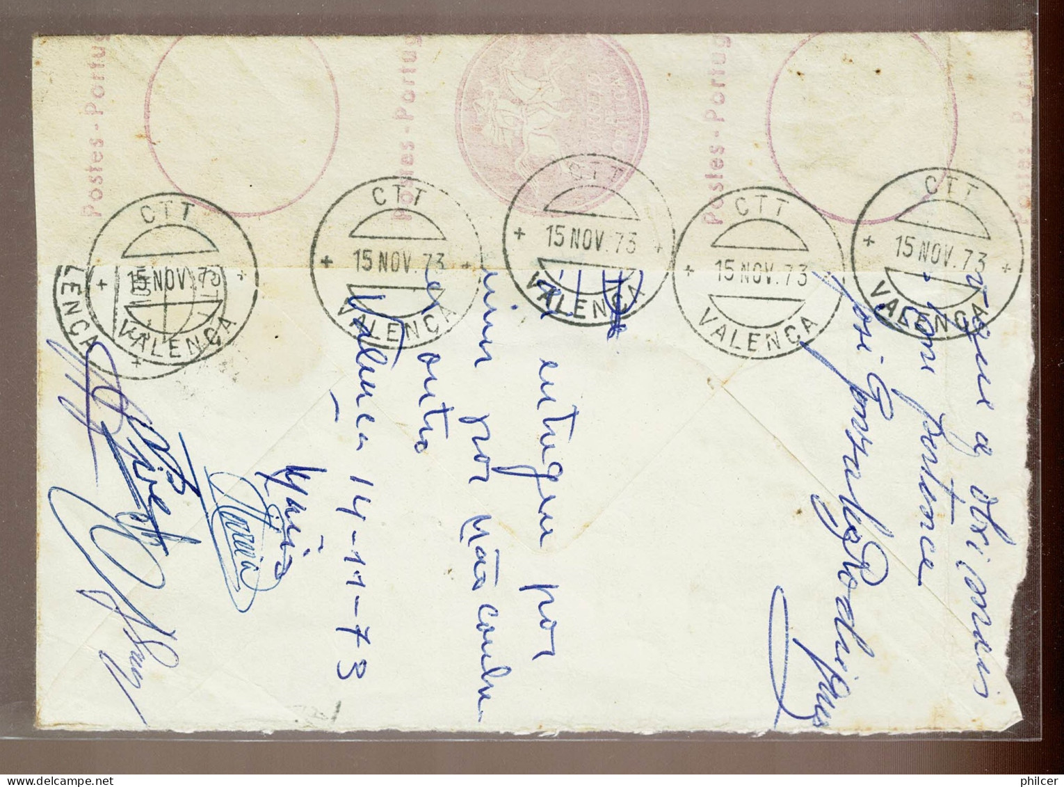 Portugal, 1973, Para Valença Do Minho - Cartas & Documentos