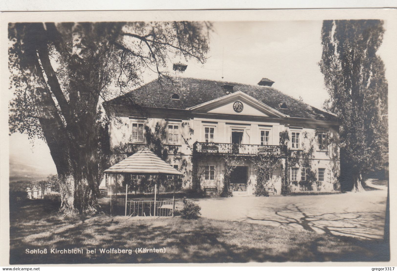 D6079) WOLFSBERG - Kärnten - SCHLOß KIRCHBICHL Bei WOLFSBERG Mit Pavillon Davor ALT - Wolfsberg