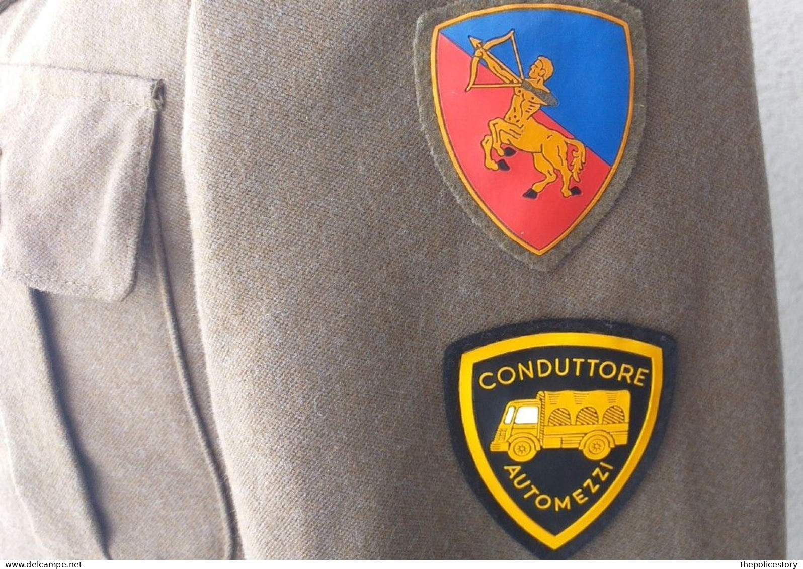Giacca Camicia Cravatta M71 E.I. Conduttore Divisione Centauro Del 1980 Ottima - Divise