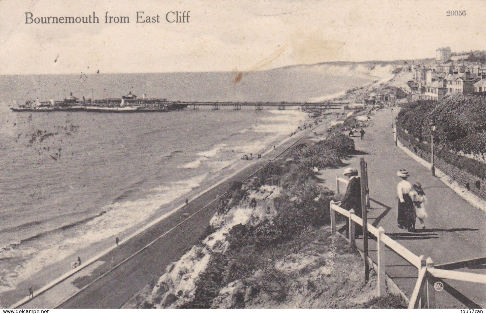 BOURNEMOUTH - DORSET - UNITED KINGDOM - ANIMATED POSTCARD 1909 - NICE STAMPING. - Bournemouth (depuis 1972)