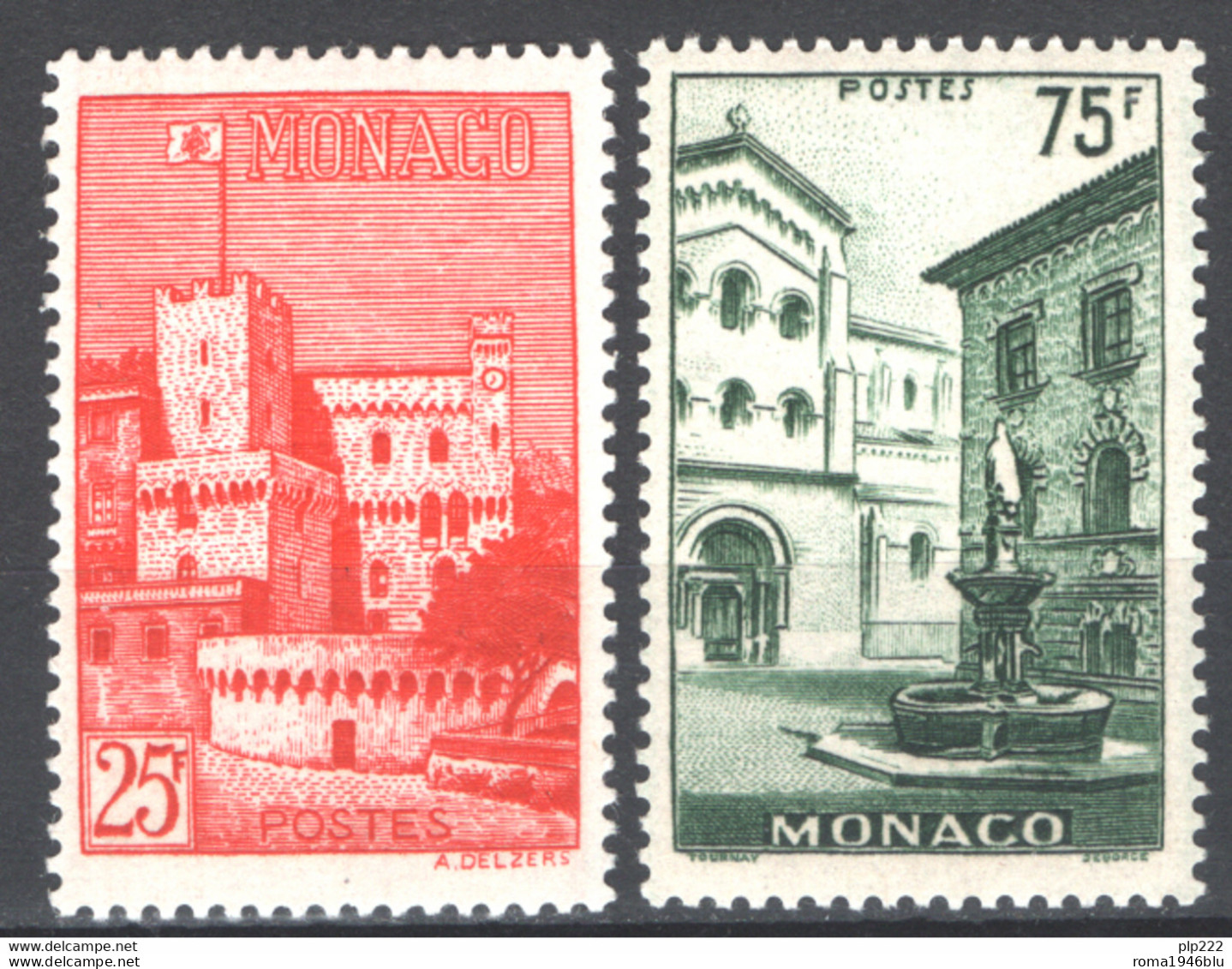 Monaco 1954 Unif. 397/98 **/MNH VF - Neufs