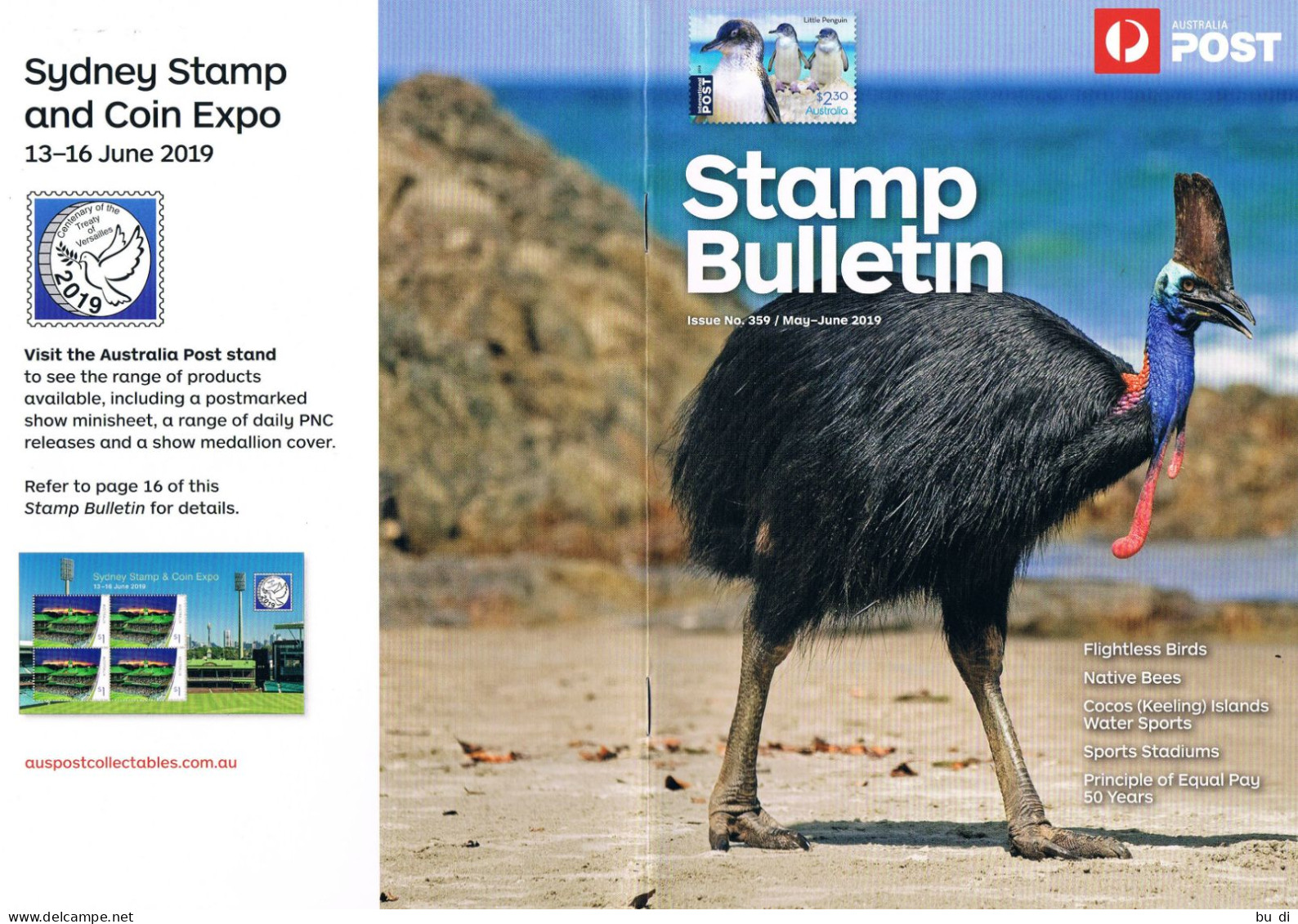 Australien - Australia - Stamps Bulletin - May / Juni 2019 - Englisch, Birds - Englisch (ab 1941)