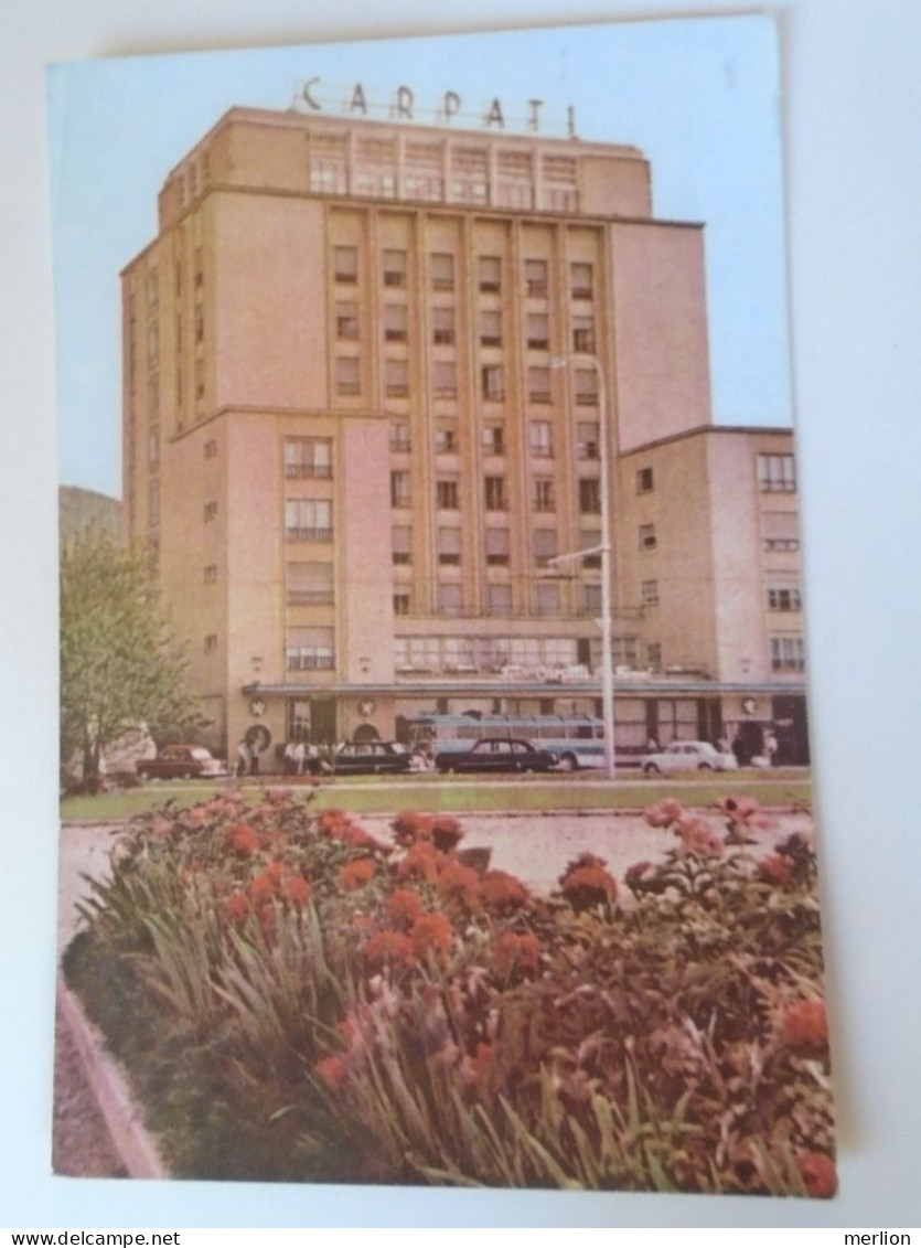 D198739  Old Postcard -  Romania Brasov Hotel Carpati - Hotels & Restaurants