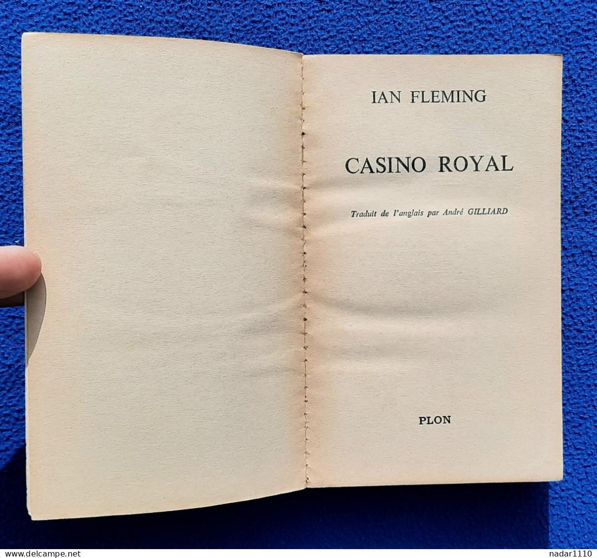 James Bond 007 - Casino Royal - Ian Fleming - Plon, 1er Tirage 1964 - Plon