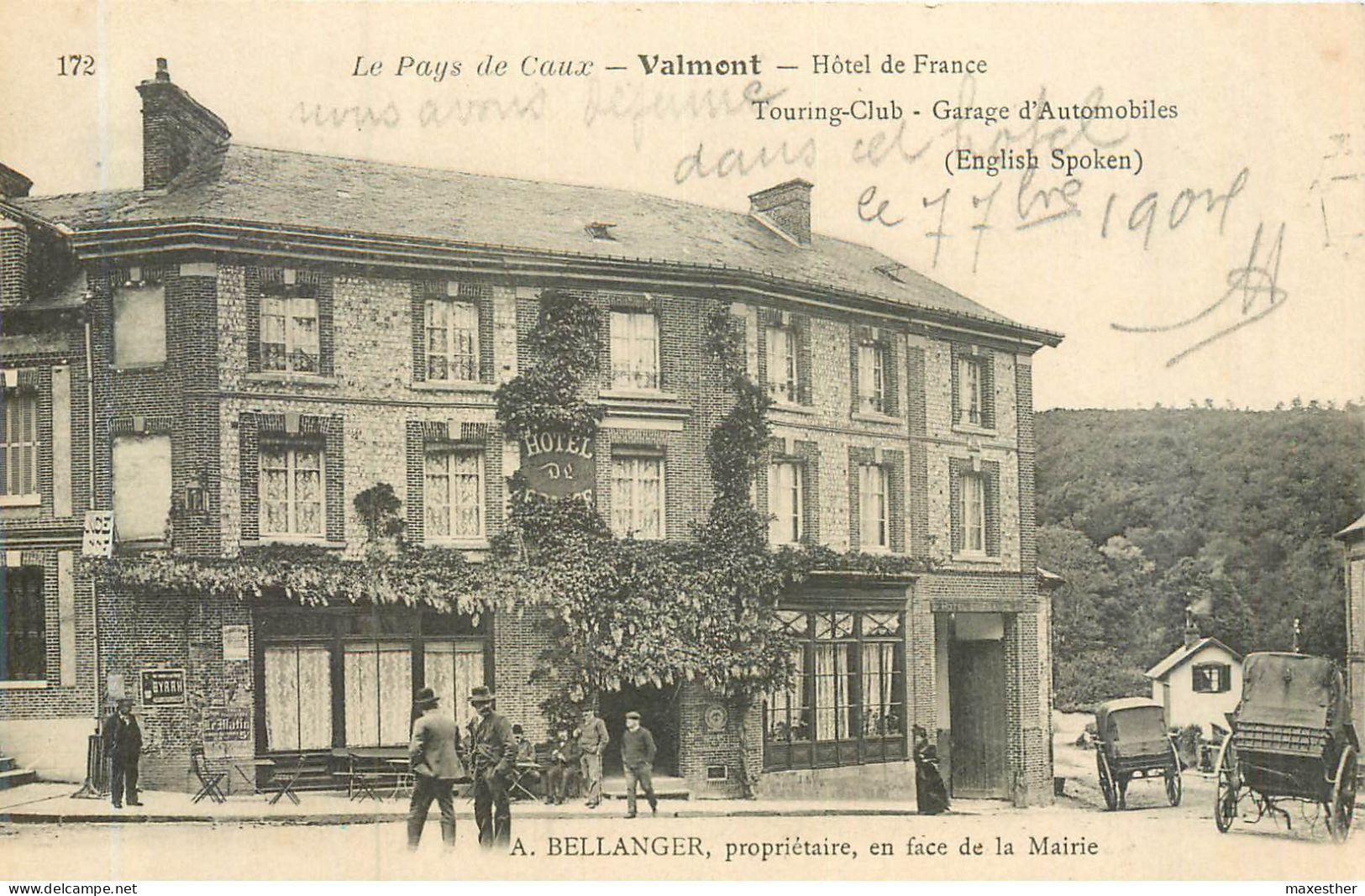 VALMONT Hôtel De France (A. Bellanger Propriétaire) - Valmont