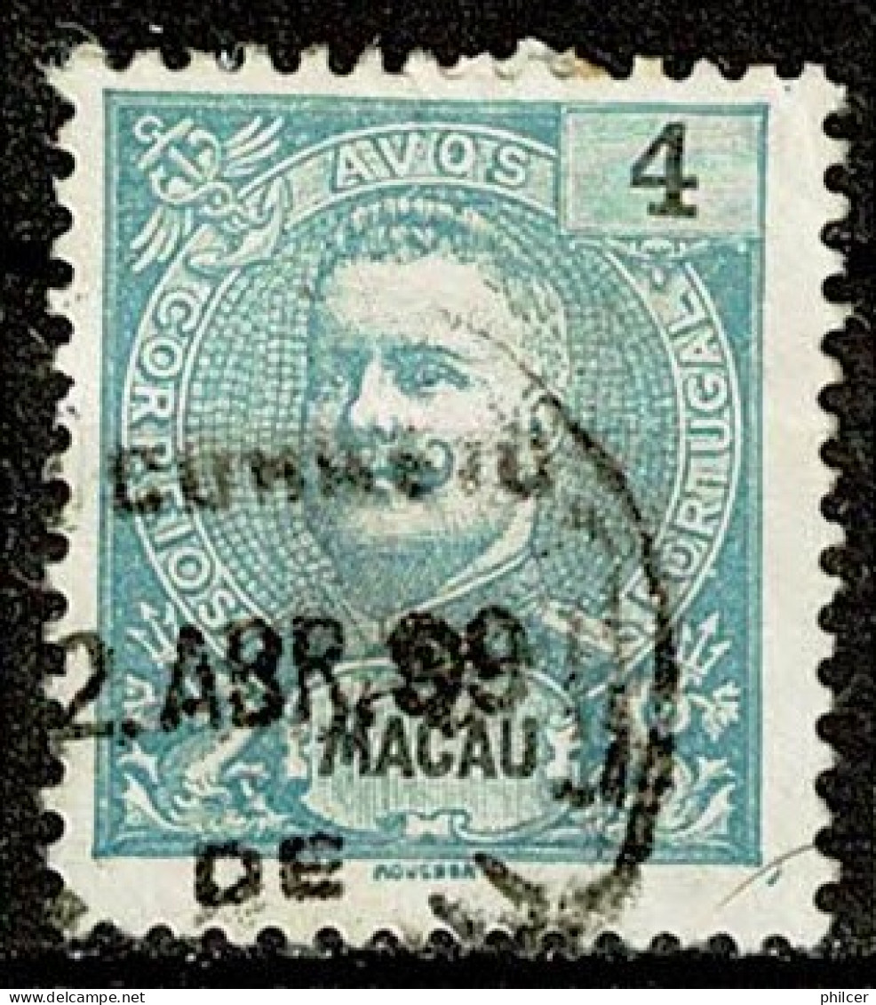Macau, 1898, # 83, Used - Gebraucht