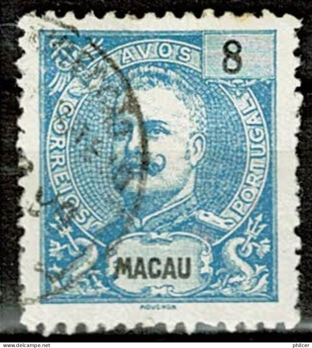 Macau, 1898, # 84, Used - Usados