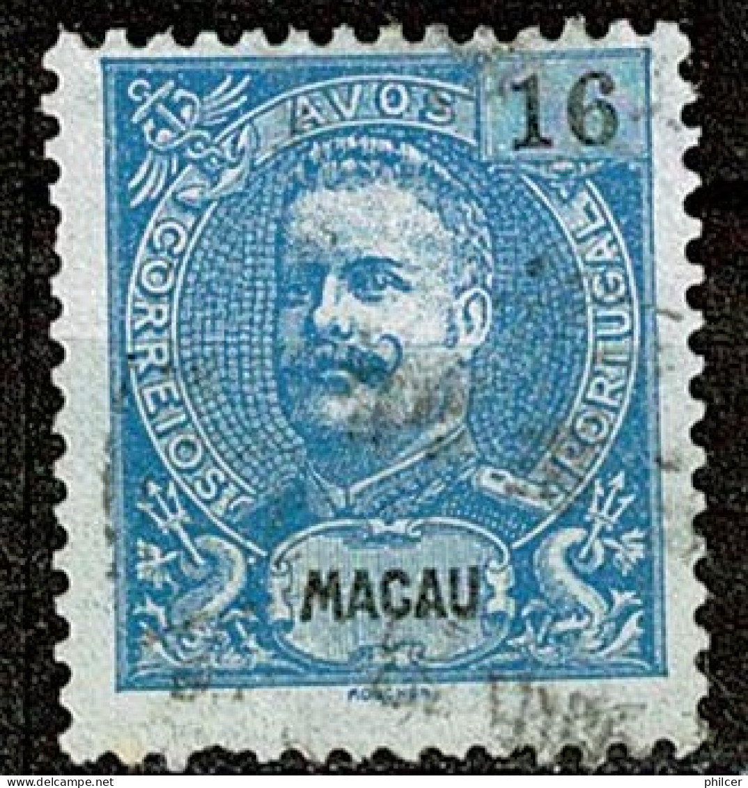 Macau, 1898, # 87, Used - Usados