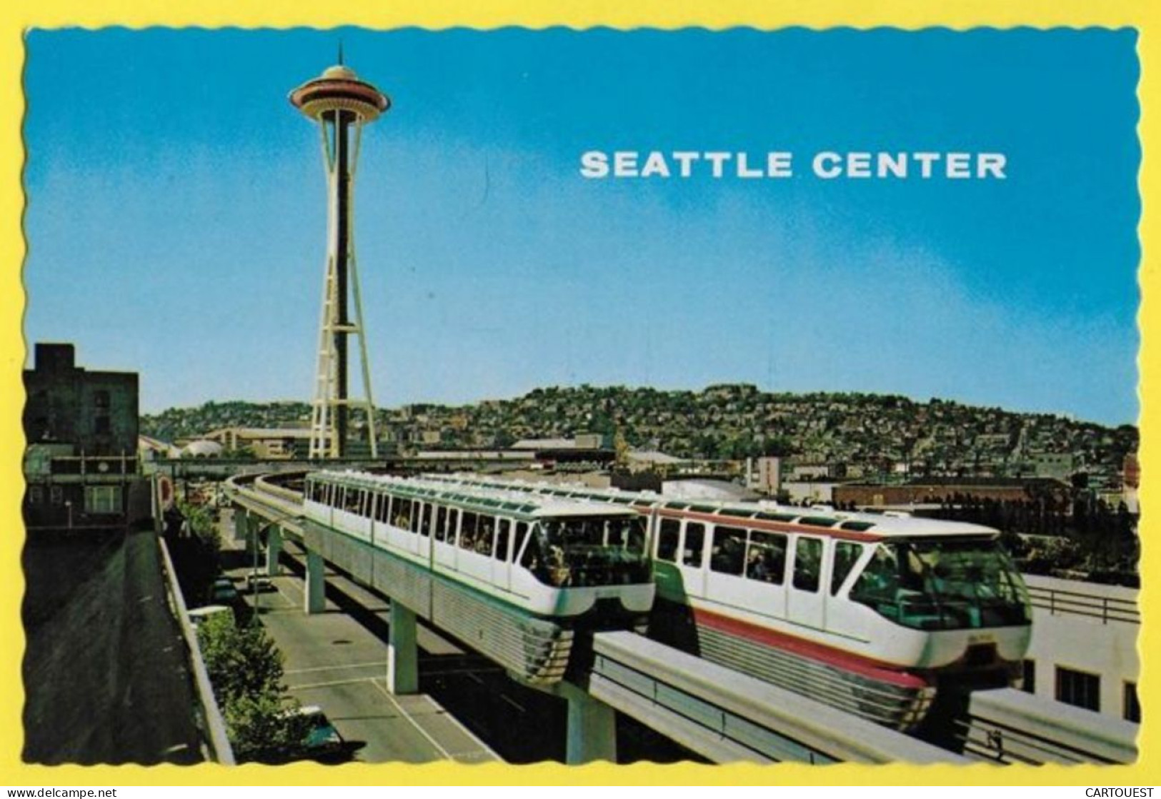 *** WASHINGTON *** SEATTLE - ALWEG MONORAIL - Monorails Sur Rail Central 55 Years - Seattle