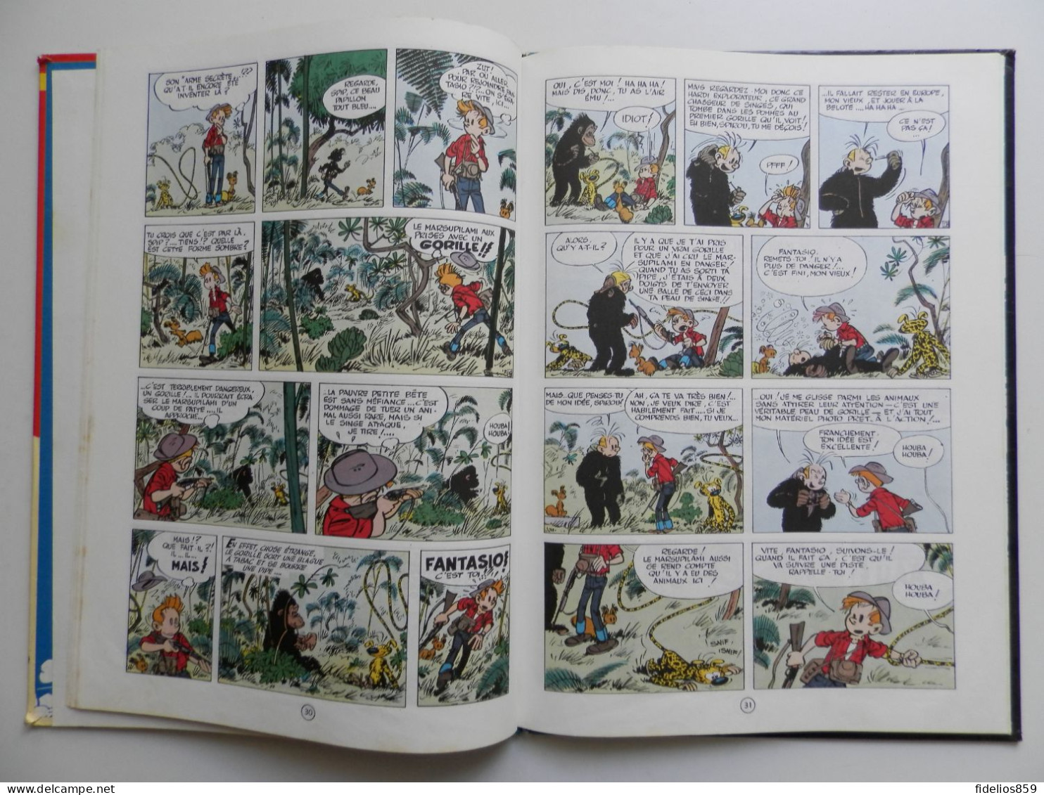 SPIROU PAR FRANQUIN : TOME 11LE GORILLE A BONNE MINE EN EDITION DE 1973 COTE 30 € VOIR DETAIL ET PHOTOS - Spirou Et Fantasio