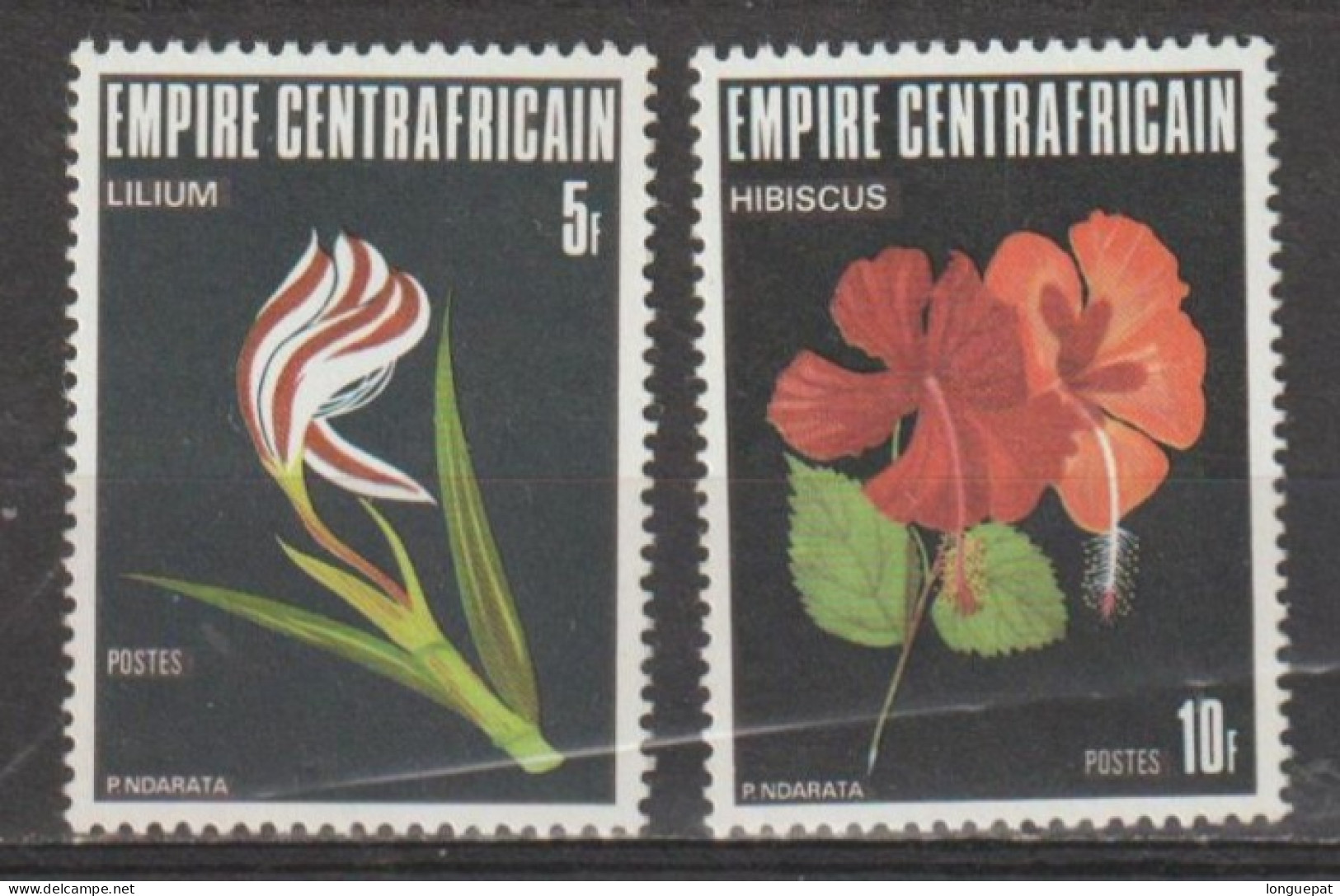 CENTRAFRIQUE  - Flore - Fleurs : Lilium, Hibiscus - Centrafricaine (République)