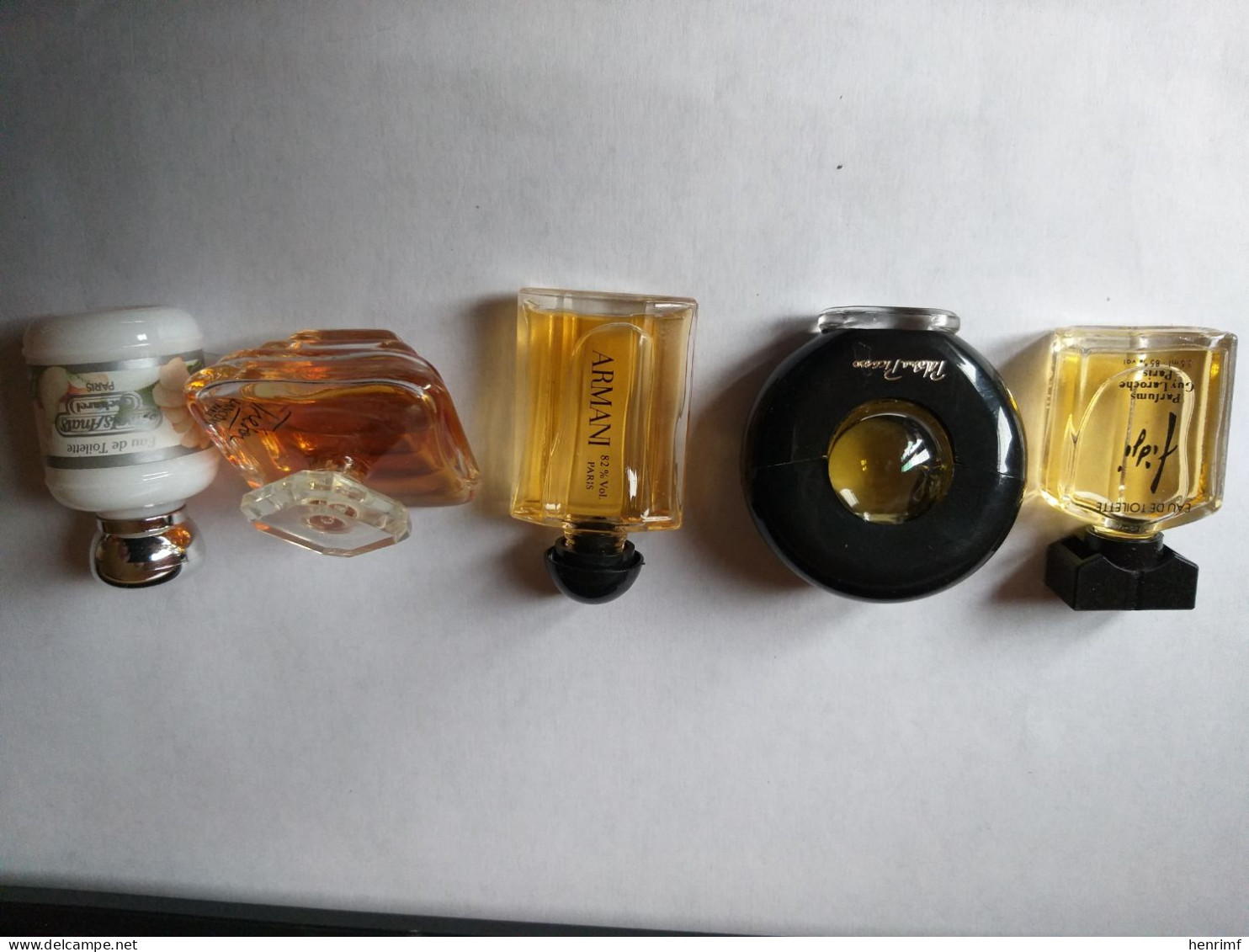 Lot De 5 Mini Eau De Parfum/eau De Toilette - Miniatures Femmes (sans Boite)