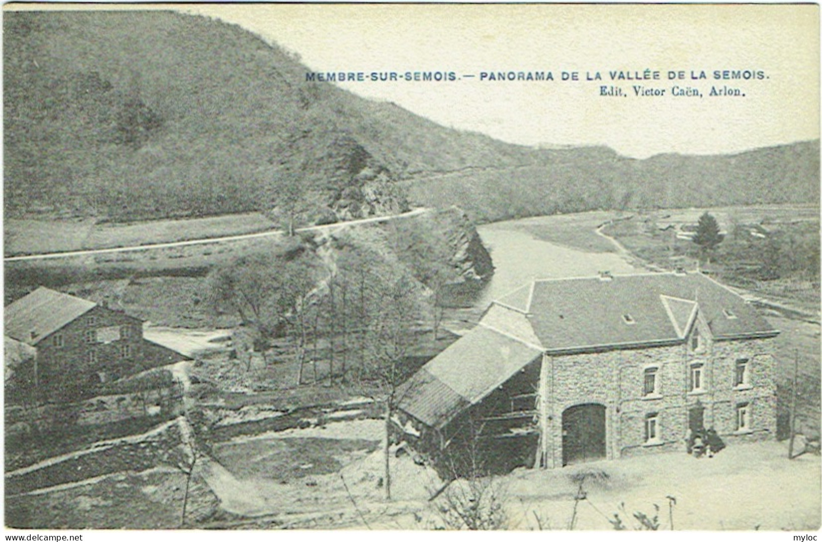 Membre-sur-Semois. Panorama De La Vallée De La Semois. Ed. Victor Caën. - Vresse-sur-Semois