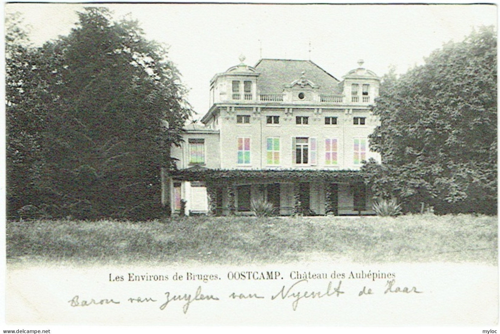 Oostkamp/Oostcamp . Château Des Aubépines. Environs De Bruges. - Oostkamp