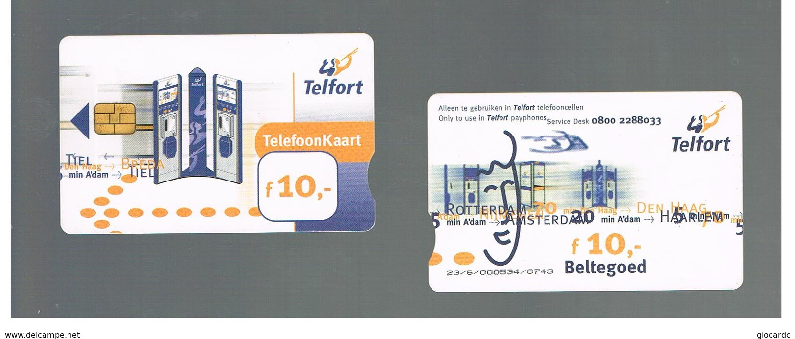 OLANDA (NETHERLANDS) -   TELFORT -   2000 MODERN PHONES -  USED - RIF. 10872 - Other & Unclassified