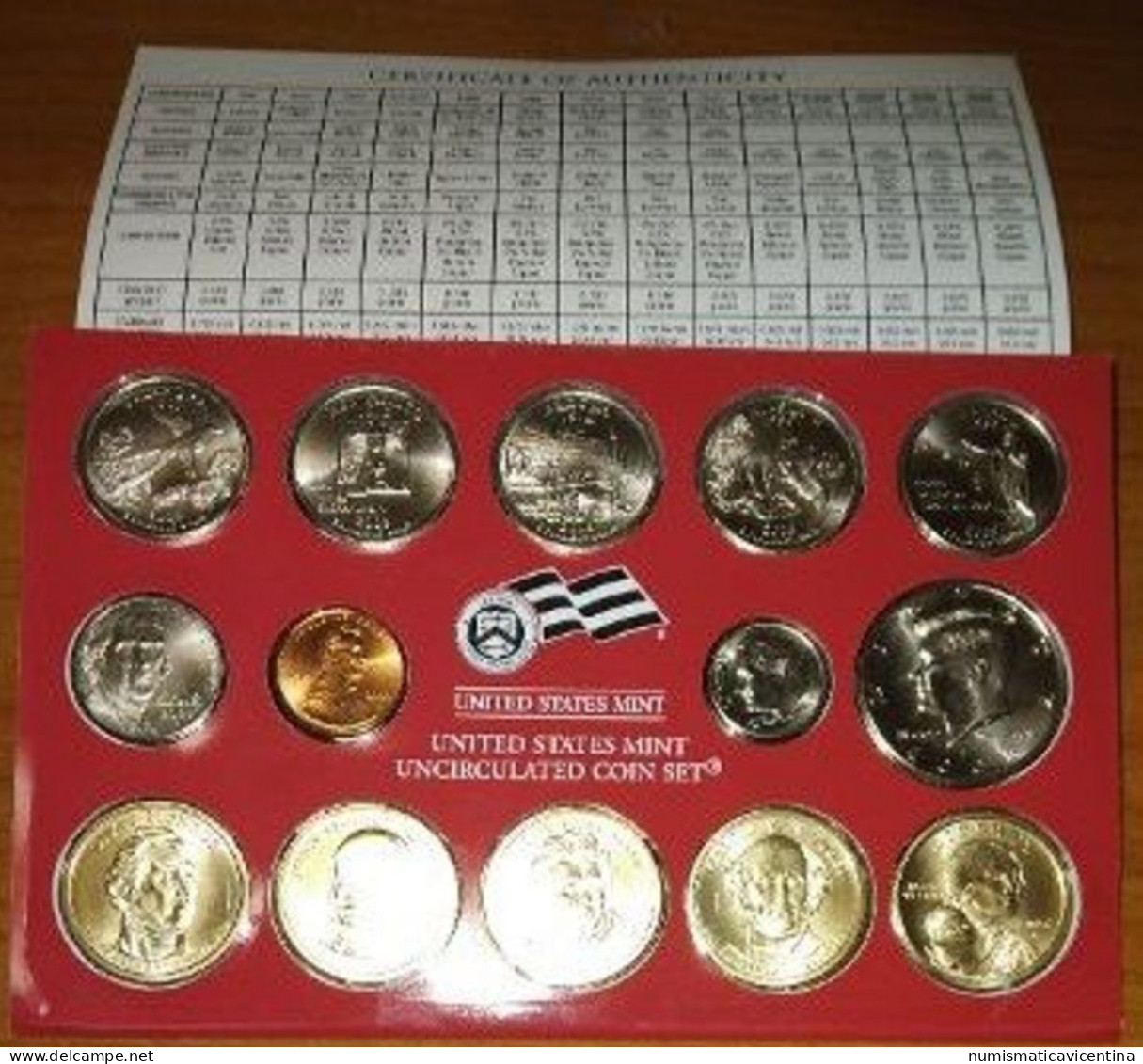 America USA 2008 Coin Set Denver Mint UNC - Mint Sets