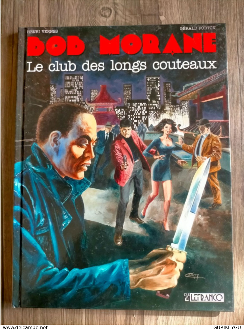 BD BOB MORANE LE CLUB DES LONGS COUTEAUX  EO 1996   Henri  VERNES Gérald FORTON  Tome 14 TBE - Bob Morane