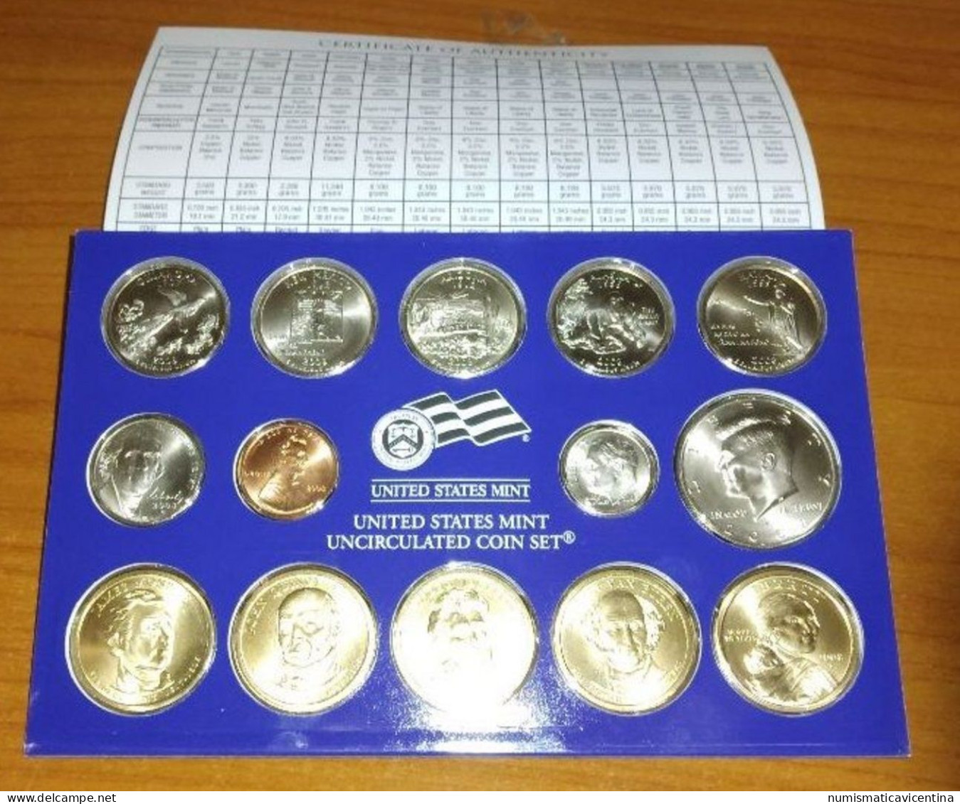 America USA 2008 Coin Set Philadelphia Mint UNC - Mint Sets