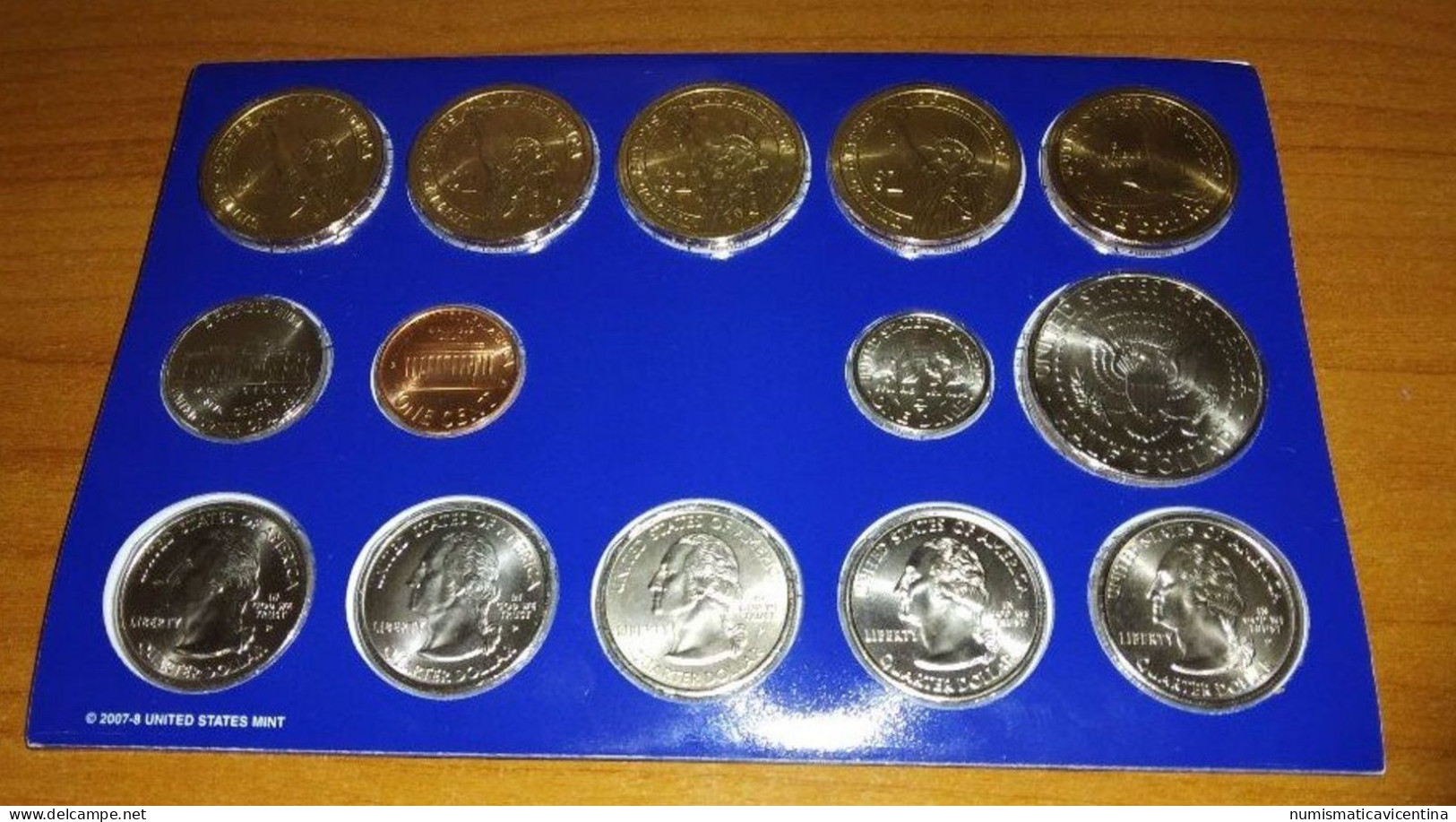 America USA 2008 Coin Set Philadelphia Mint UNC - Mint Sets