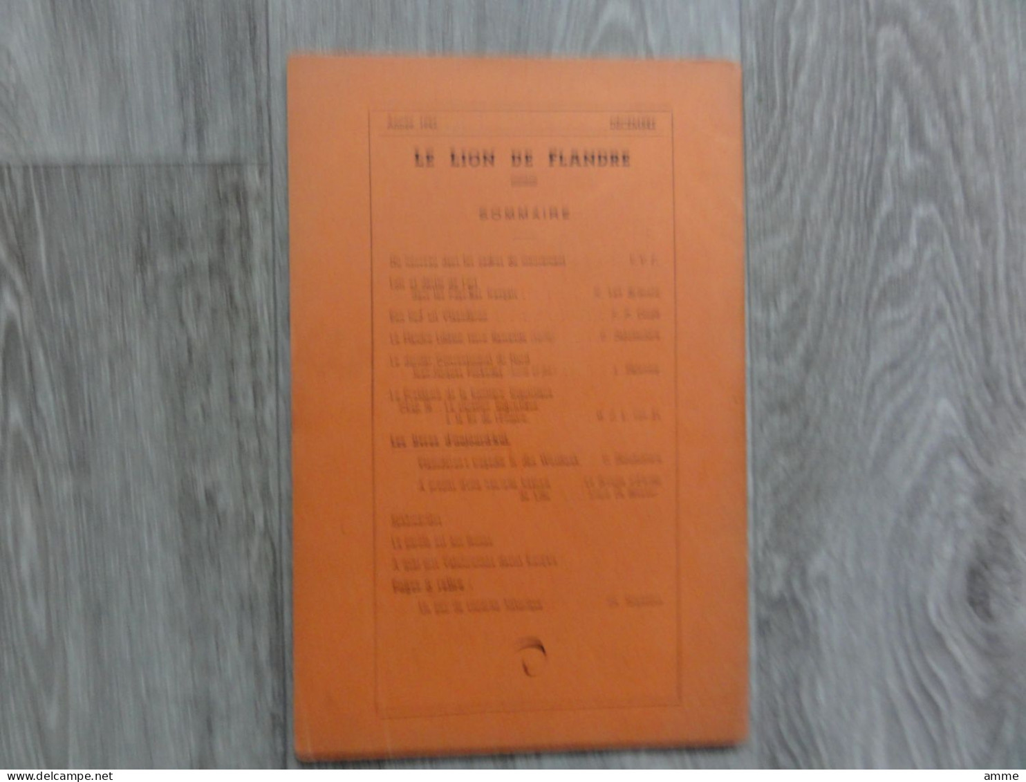Revue Mensuelle * (livre)  Le Lion De Flandre - Dec. 1942 - Artois, Boulonnais, Hainaut, Thiérache, Vermandois, Ponthieu - Picardie - Nord-Pas-de-Calais