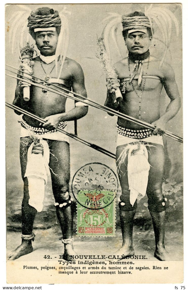 NOUVELLE CALEDONIE - TYPES INDIGENES - HOMMES - Nouvelle Calédonie