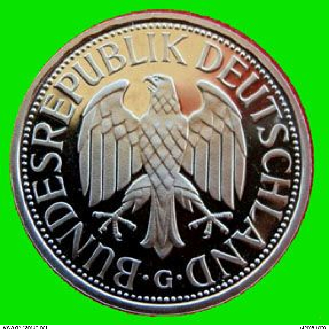 ALEMANIA - BRD - GERMANY - COLECCIÓN COMPLETA DE LAS 5 -MONEDAS DE 1.00 DM   AÑO 1991 - CECAS- A.D.F.G.J - CALIDAD PROOF - 1 Mark