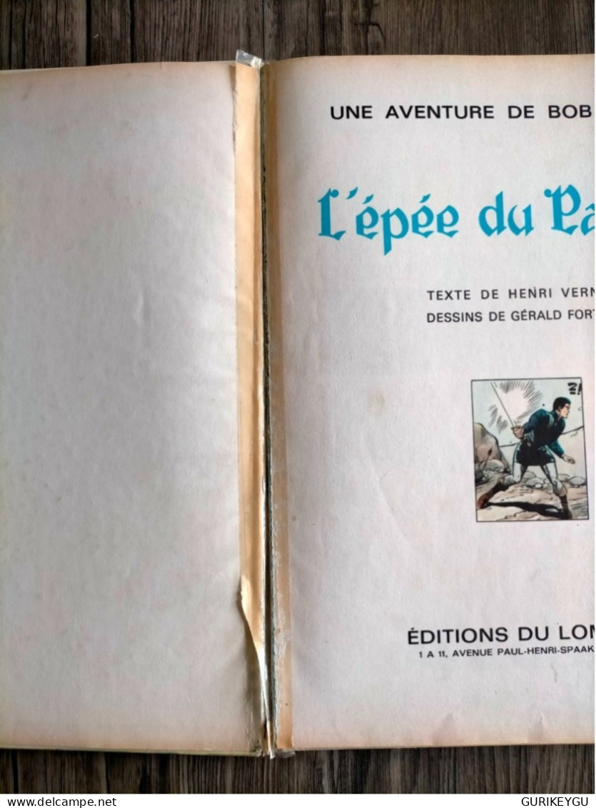 BD BOB MORANE l'épée du paladin Lombard  belge  EO 1967 Henri VERNES  Gérald FORTON cotés 250 euros