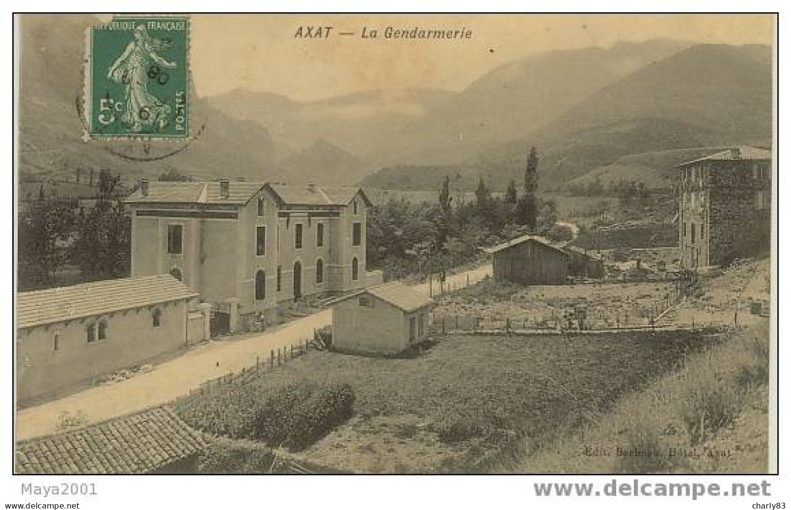 11  - AXAT -  LA  GENDARMERIE    N26 - Axat