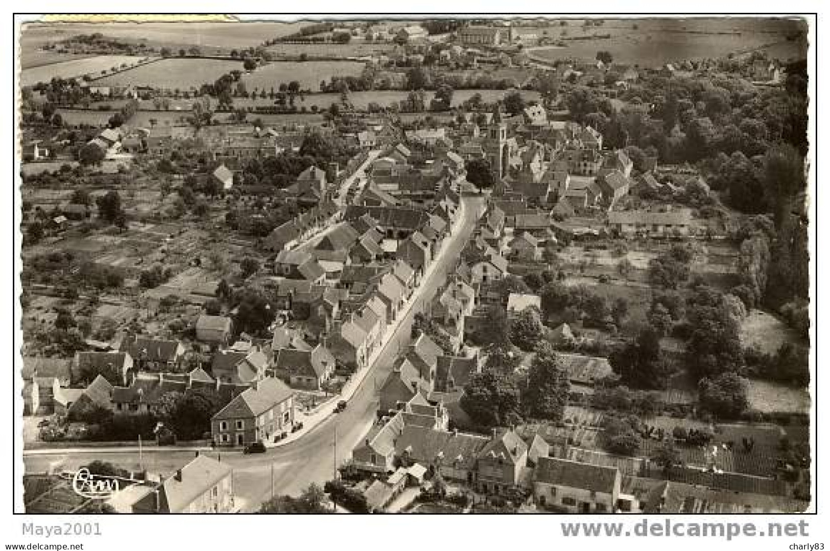 18 - SANCERGUES - VUE  AERIENNE    N190 - Sancergues