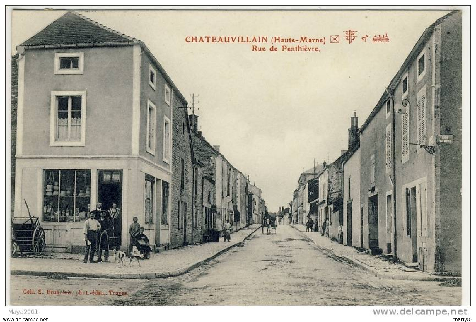 52- CHATEAUVILLAIN- RUE  DE  PENTHIEVRE  N340 - Chateauvillain