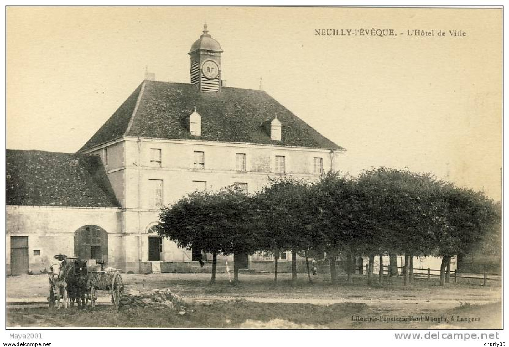 52- NEUILLY-L'EVEQUE-  L'HOTEL  DE  VILLE  N140 - Neuilly L'Eveque