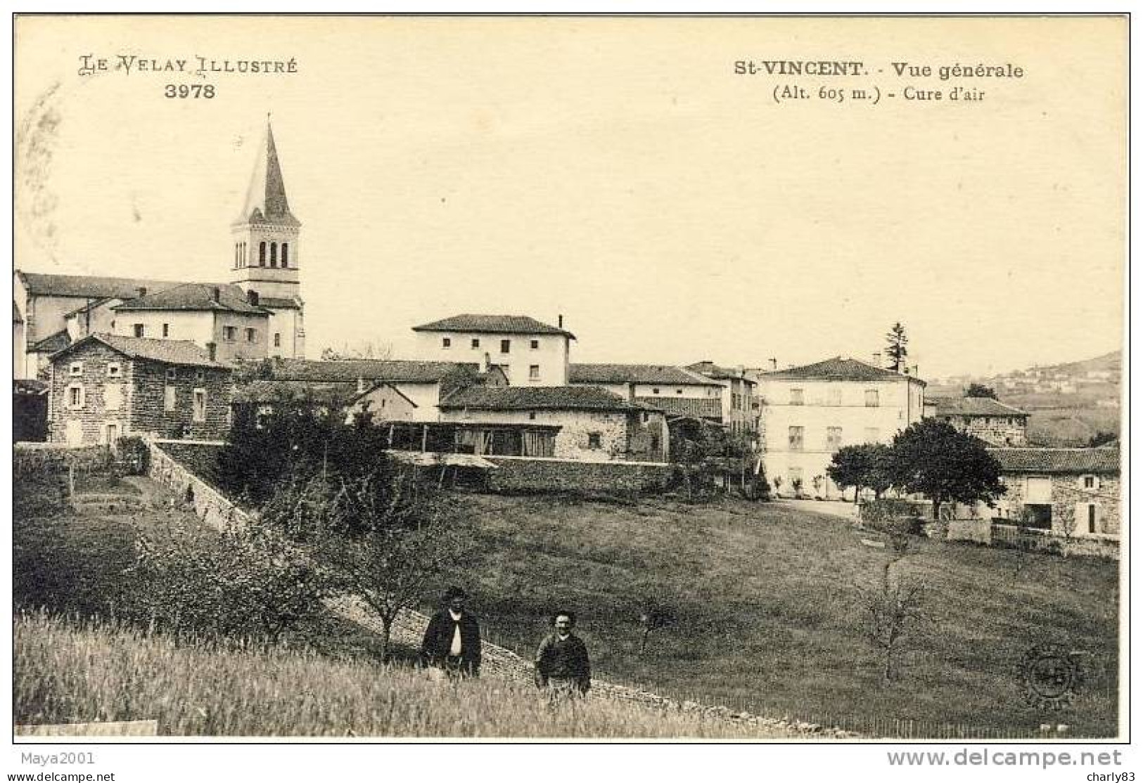 43- SAINT-VINCENT-  VUE  GENERALE  N49 - Saint Didier En Velay