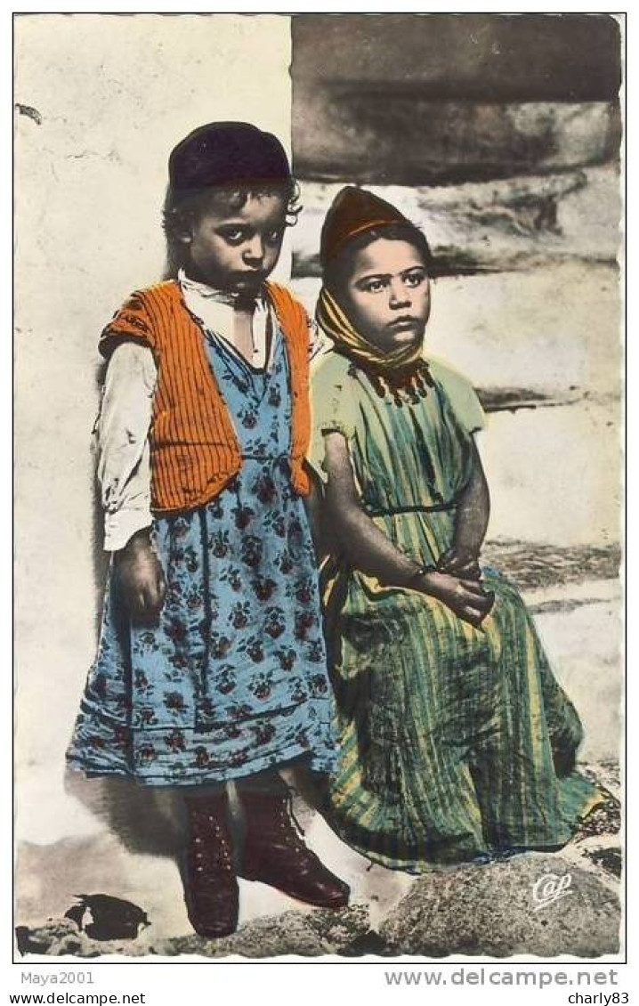 ALGERIE- FILLETTES  DU  SUD  N187 - Niños