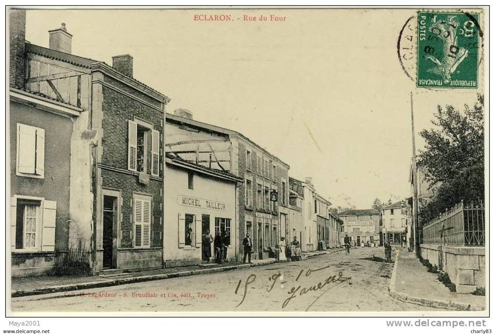 52-ECLARON- RUE  DU  FOUR  N161 - Eclaron Braucourt Sainte Liviere