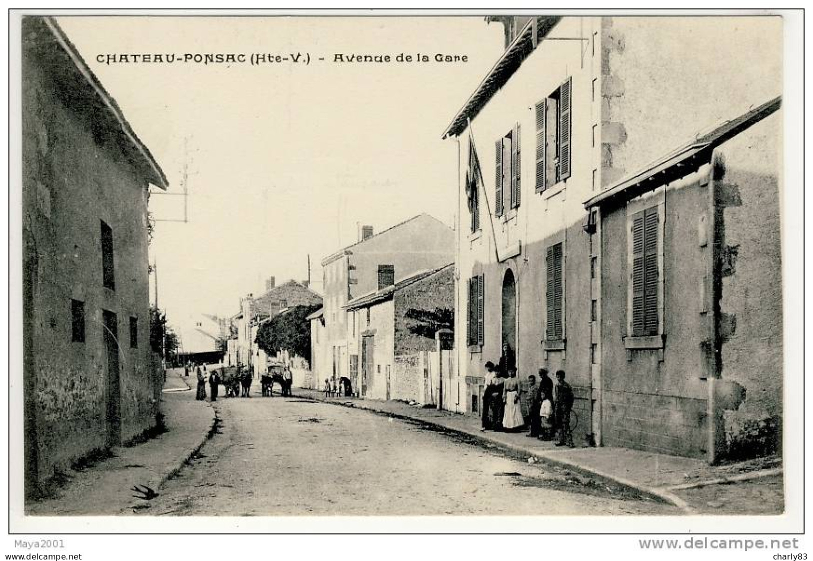 87-CHATEAU-PONSAC- AVENUE  DE  LA  GARE  N259 - Chateauponsac