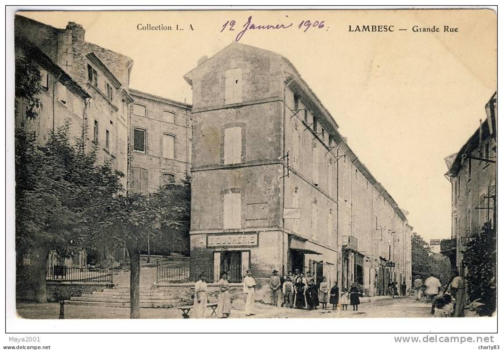 13- LAMBESC- GRANDE  RUE    N821 - Lambesc