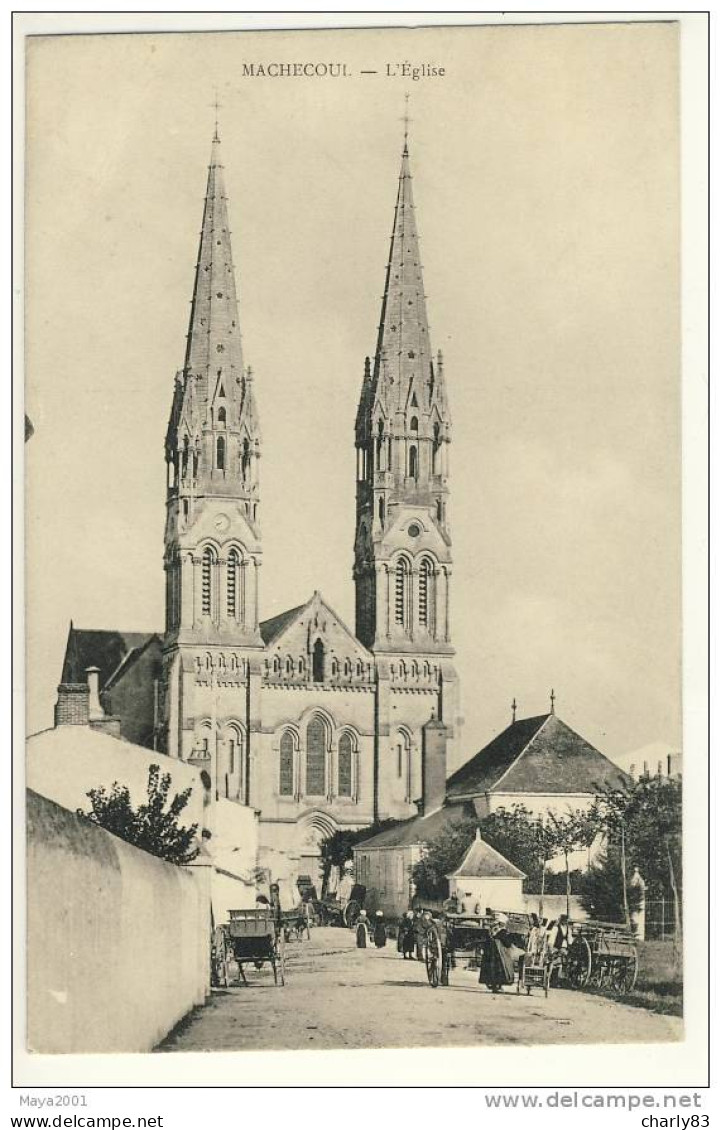 44- MACHECOUL- L'EGLISE  N535 - Machecoul