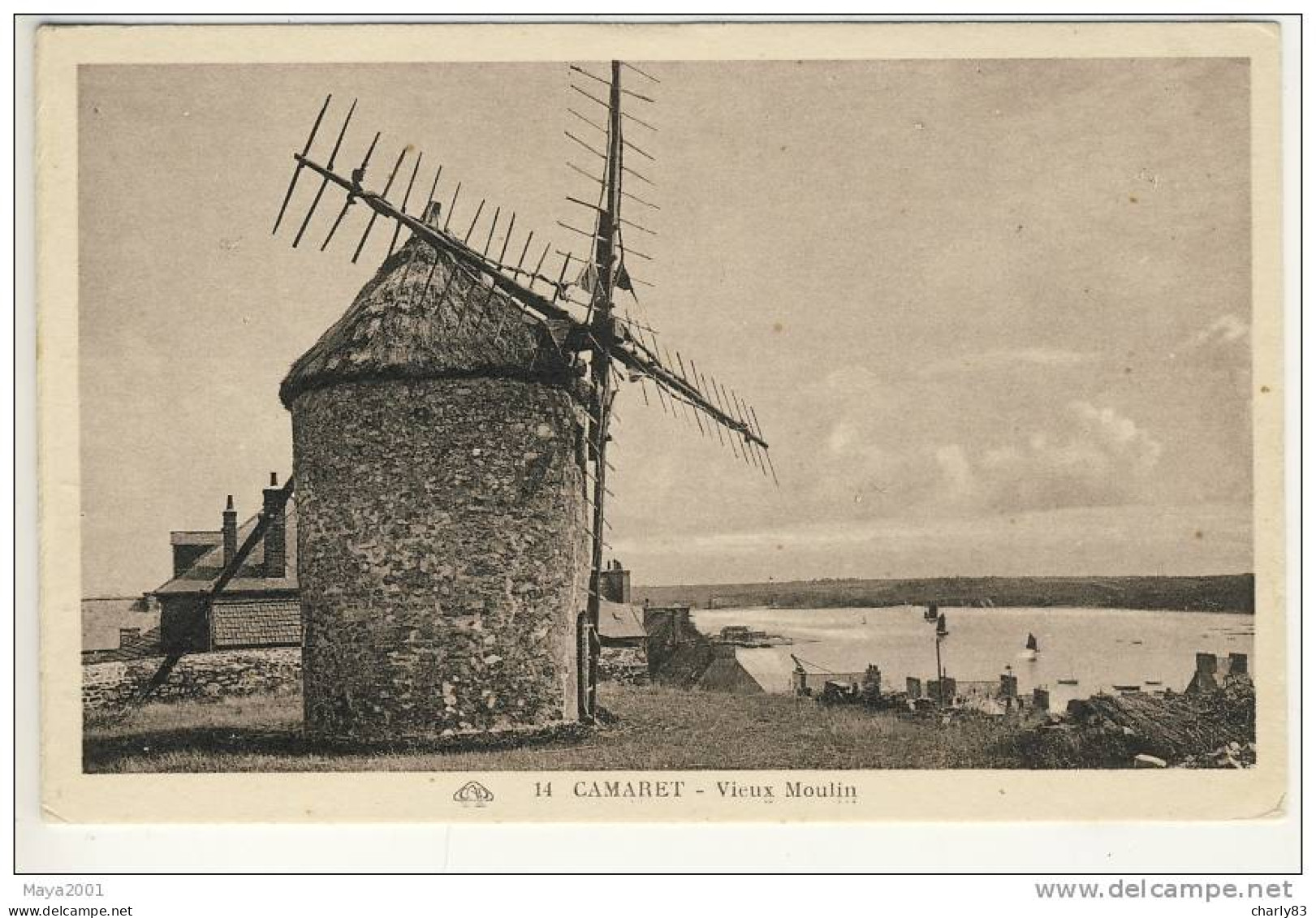 84- CAMARET- VIEUX  MOULIN  N349 - Camaret Sur Aigues