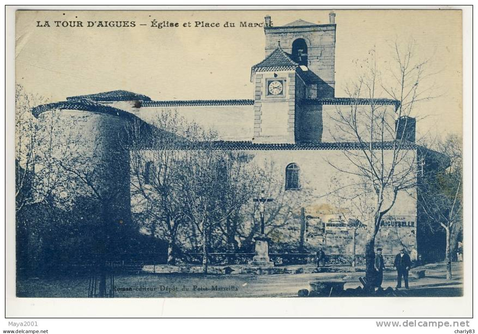 84- LA  TOUR  D'AIGUES- PLACE  DU  MARCHE  N353 - La Tour D'Aigues