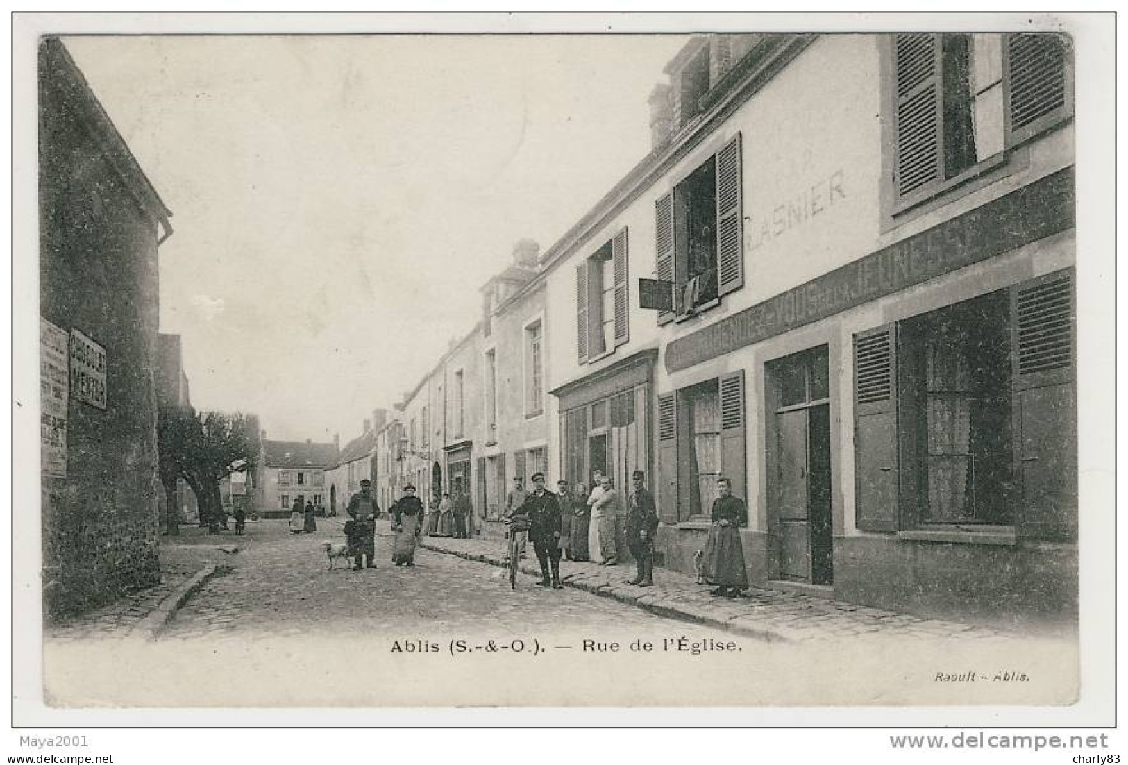 78- ABLIS-RUE  DE  L'EGLISE  N604 - Ablis