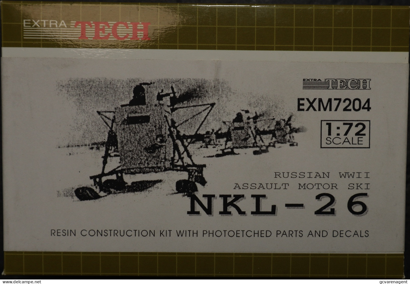 EXTRA TECH - RUSSIAN WWII ASSAULT MOTOR SKI  NKL- 26    - NOOIT GEOPEND MODELBOUW - Véhicules