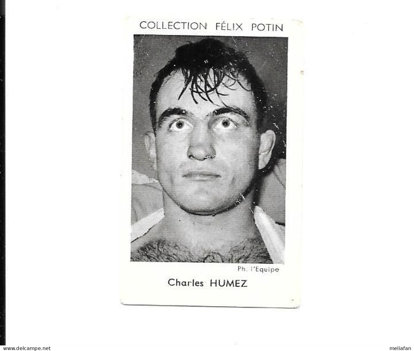 DL19 - VIGNETTE FELIX POTIN 1954 - BOXE - CHARLES HUMEZ - Altri & Non Classificati