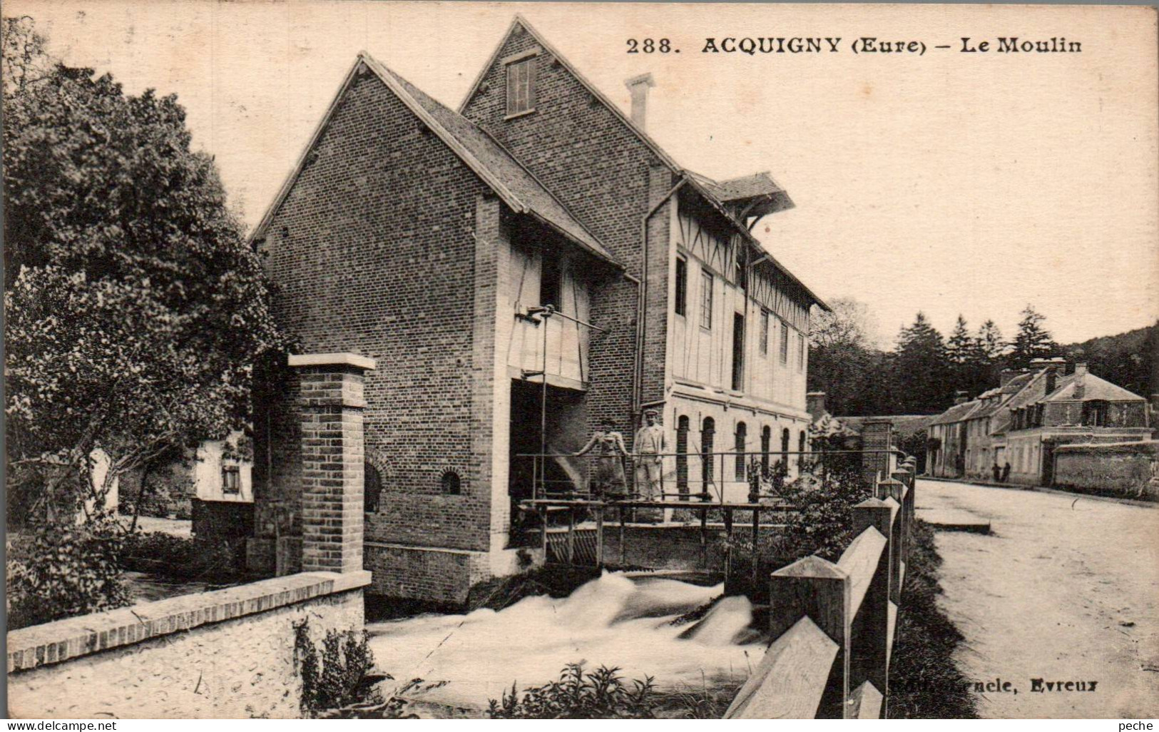 N°112987 -cpa Acquigny -le Moulin- - Water Mills