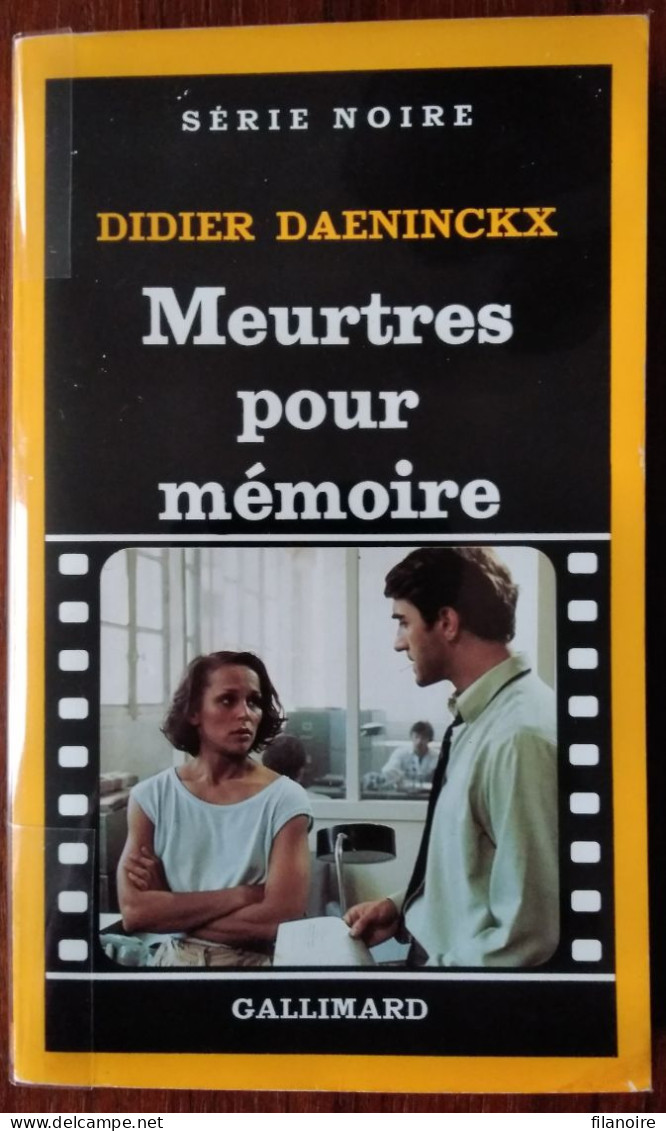 Didier DAENINCKX Meurtres Pour Mémoire Série Noire 1945 (11/1984) - Série Noire