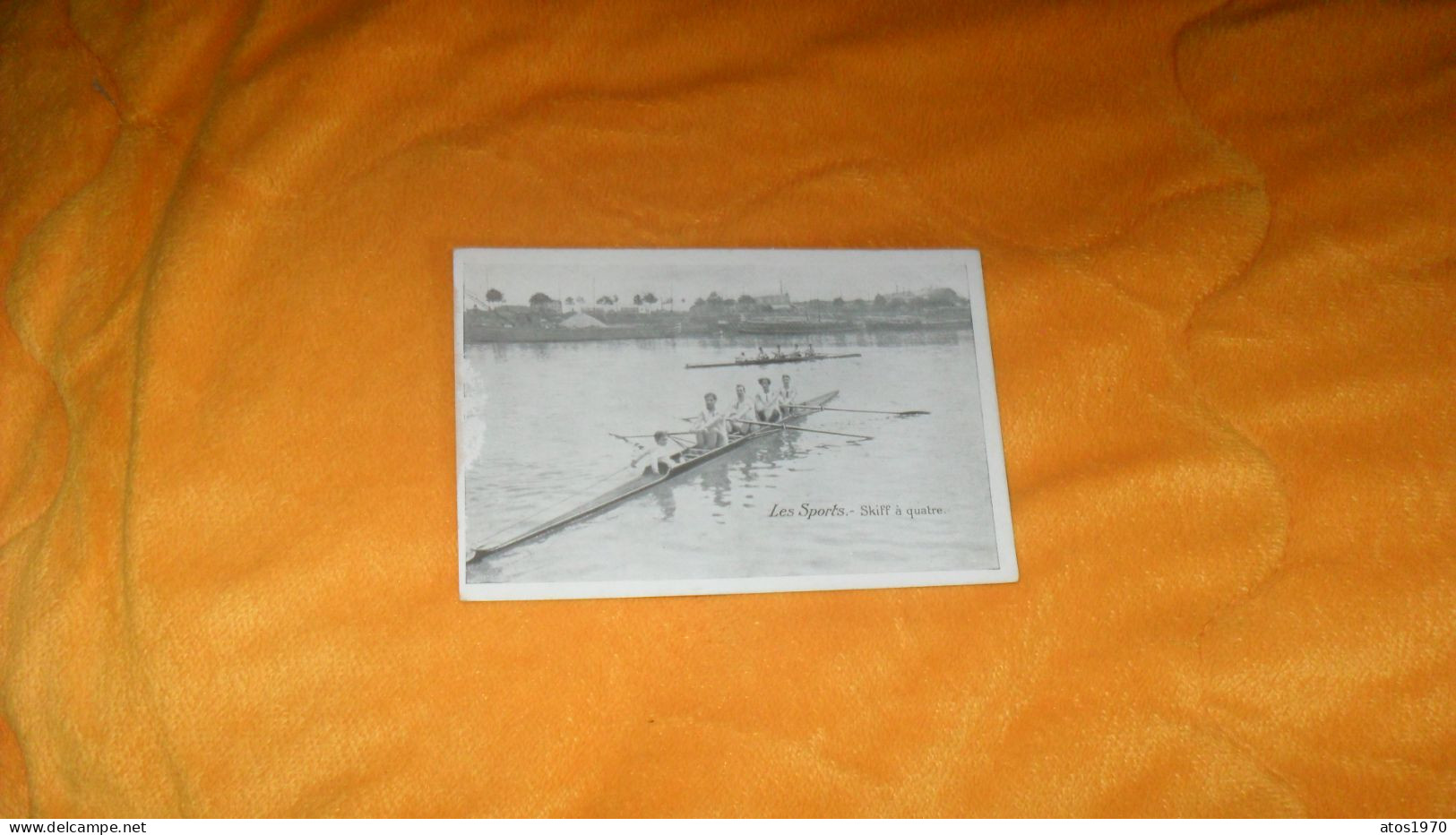 CARTE POSTALE ANCIENNE NON CIRCULEE DATE ?../ LES SPORTS.- SKIFF A QUATRE... - Remo