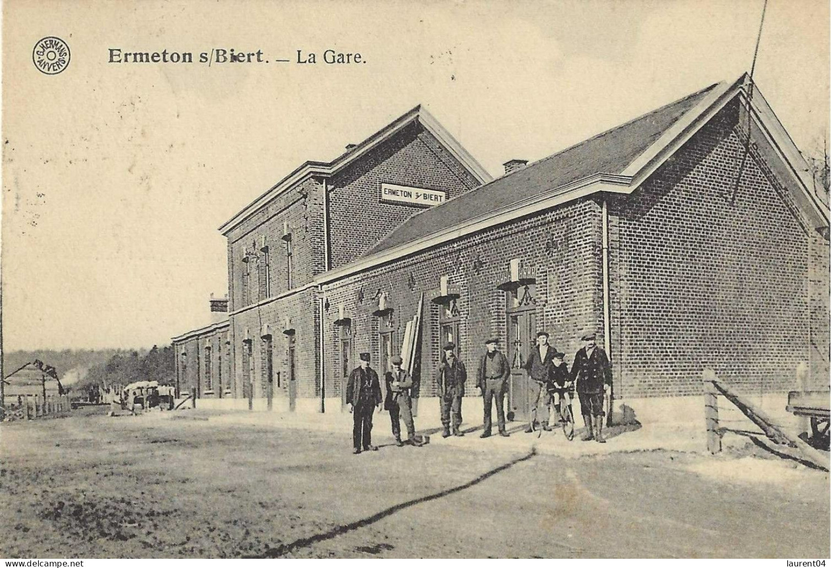 METTET.  ERMETON SUR BIERT.  LA GARE. BELLE ANIMATION. - Mettet