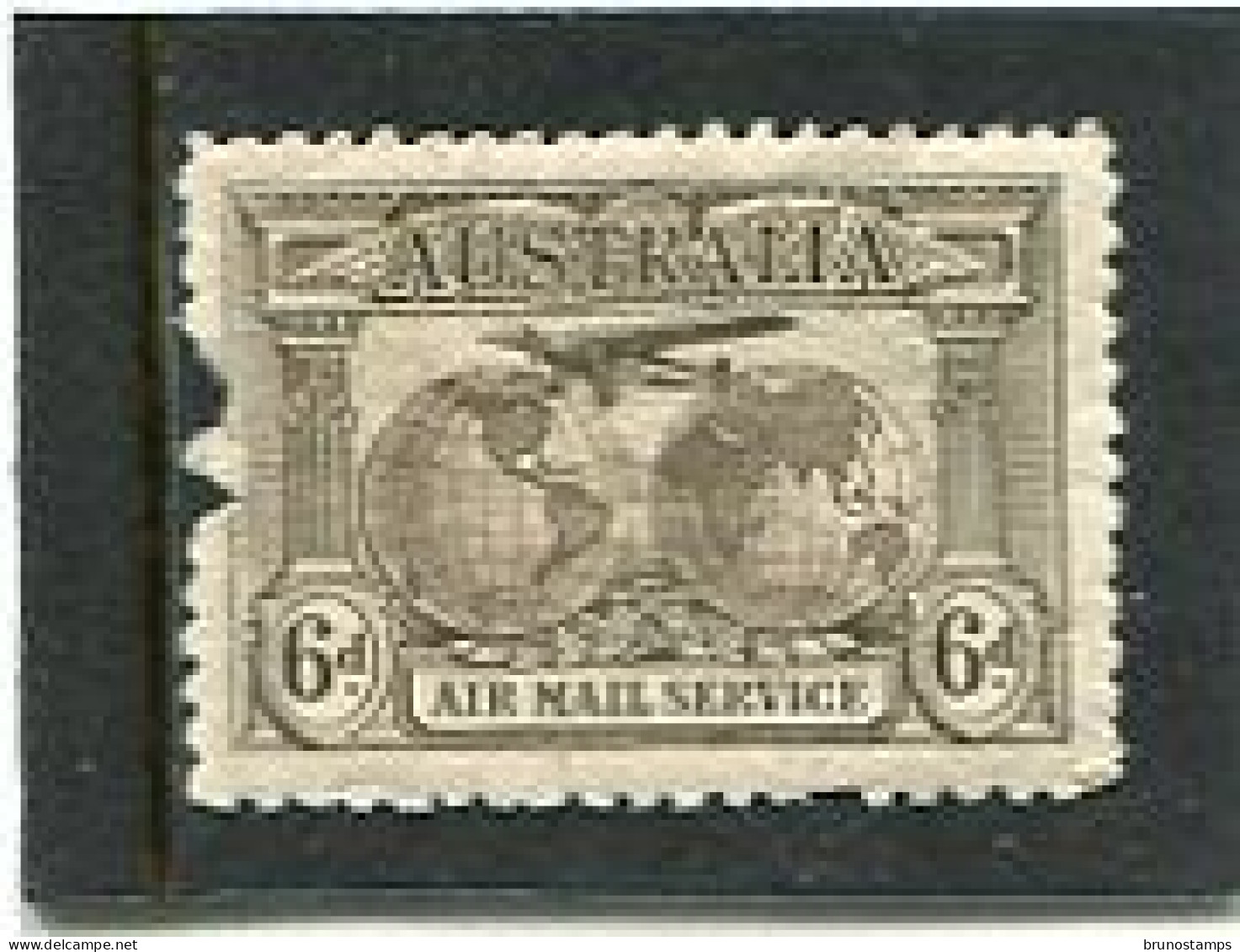 AUSTRALIA - 1931  6d  KINGSFORD  SMITH'S  AIR MAIL SPACEFILLER  MINT  SG 123 - Neufs